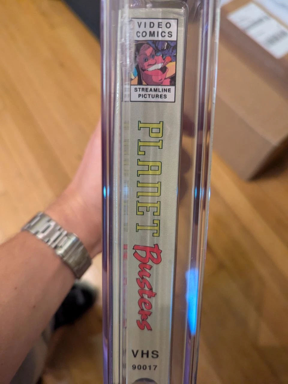 9.4 A Planet Busters Anime VHS Tape Sealed Graded CGC 1992 Macek Video Comics