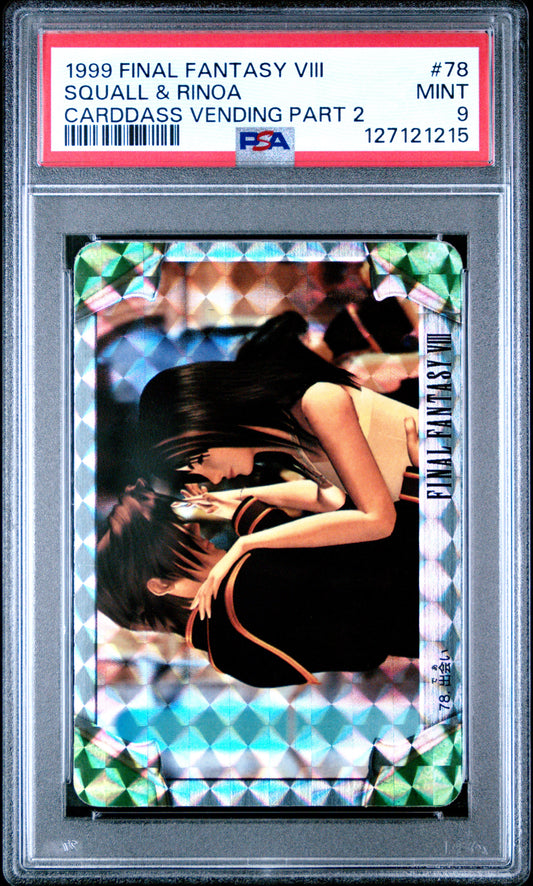 PSA 9 Squall Rinoa #78 Video Games 1999 Final Fantasy VII 8 Cardass C15