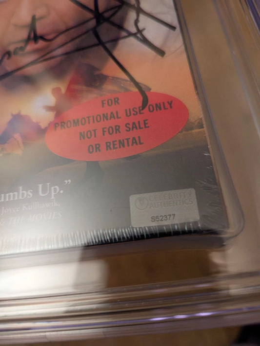 9.6 A+ The Patriot Autographed Mel Gibson & Isaacs VHS Sealed Graded CGC 2000