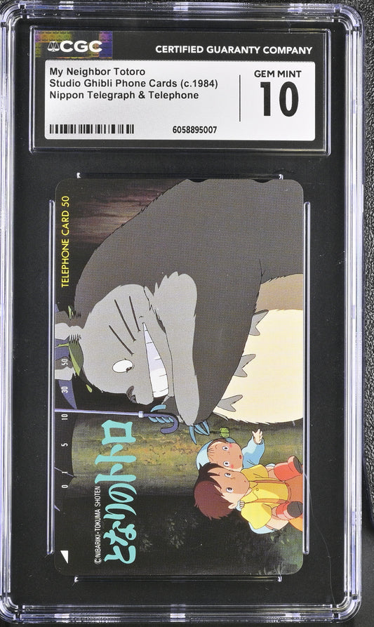 CGC 10 Totoro #267 Phone Card Ghibli NTT C07