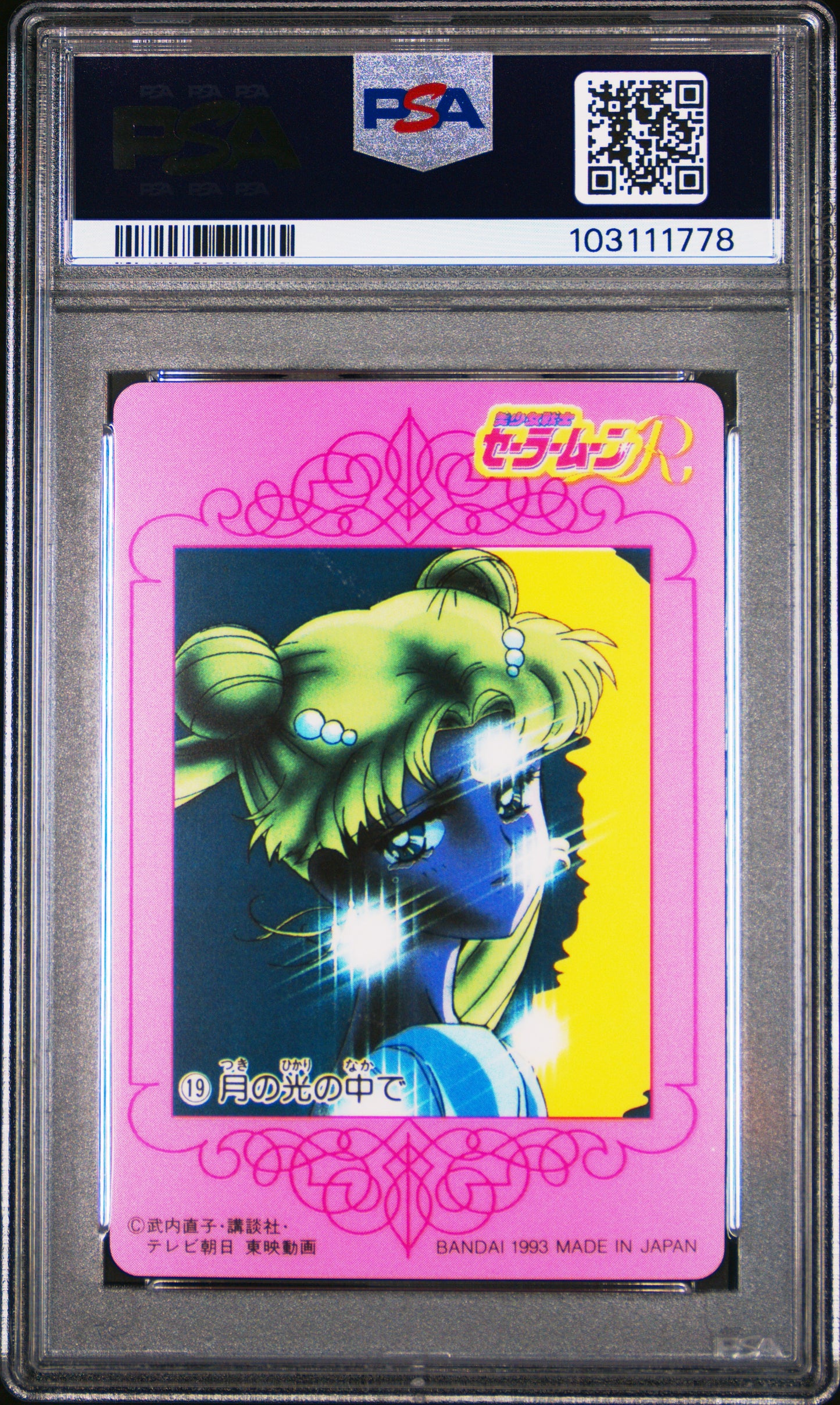 PSA 10 Moon #19 Pop 1 Sailor Moon 1993 Carddass W Part 1 C78