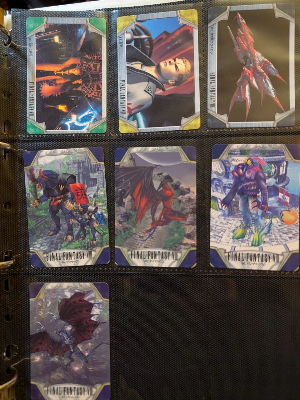 Mint Final Fantasy VIII 8 Carddass Vending Part 2 1999 Complete Set Box Fresh