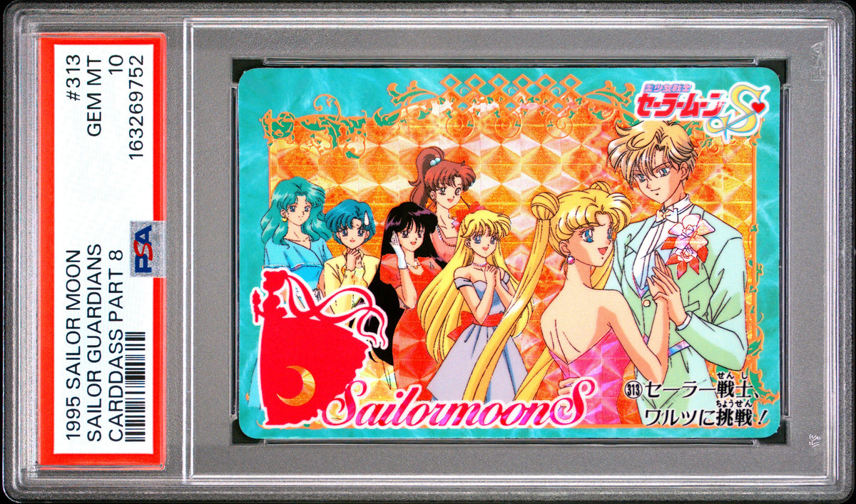 PSA 10 Guardians Prism #313 POP 2 Sailor Moon Carddass 1995 Part 8 C52