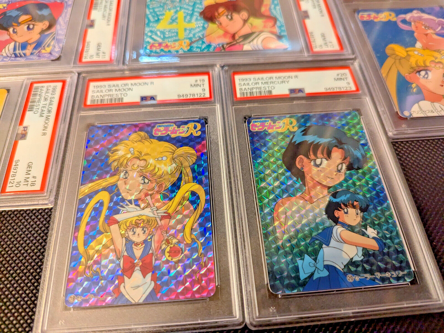 Complete Squential PSA 10-9 Sailor Moon R 1993 Banpresto Set READ DESCRIPTION!