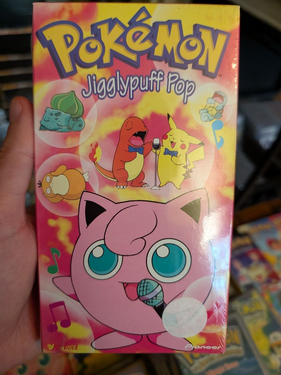 VHS Pokemon Pioneer Jigglypuff Pop Sealed