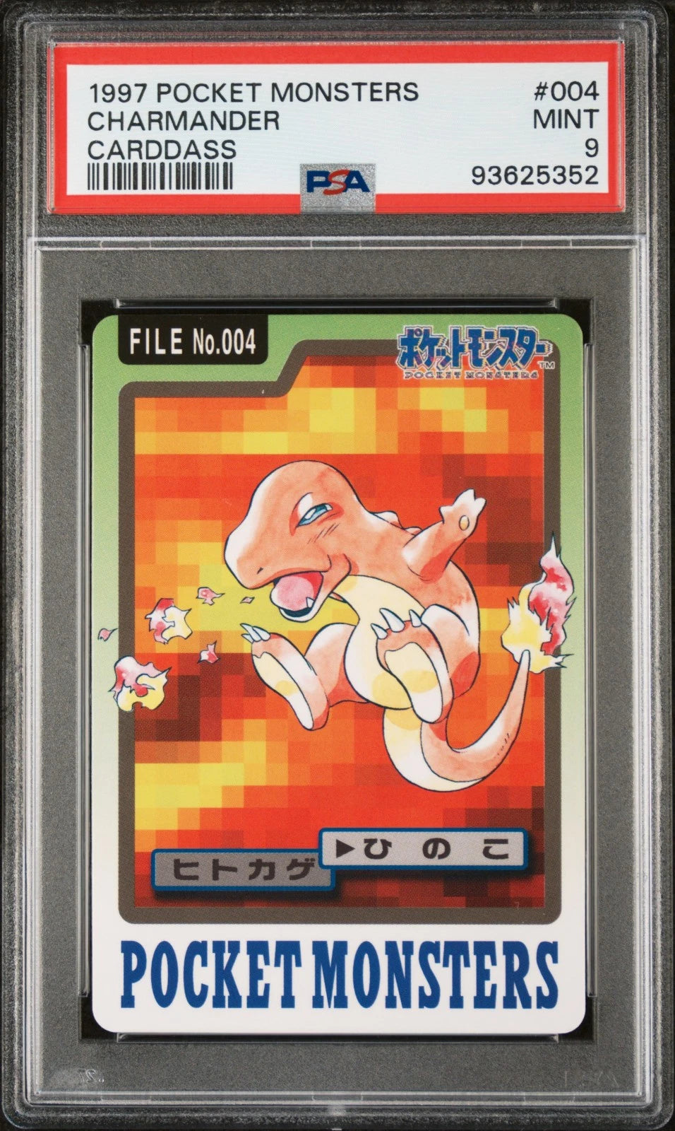 1997 Carddass Prism PSA 9 Charizard Prism Blastoise Pokemon Set Lot Bandai