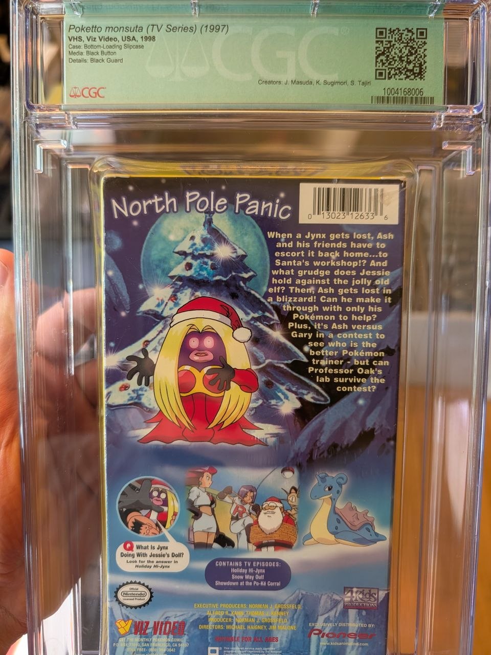 Sealed VHS 9.2 B+ Signed Auto Pokemon Pioneer Po-ke Corral! CGC Graded