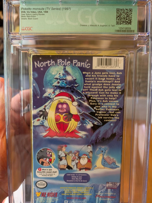Sealed VHS 9.2 B+ Signed Auto Pokemon Pioneer Po-ke Corral! CGC Graded