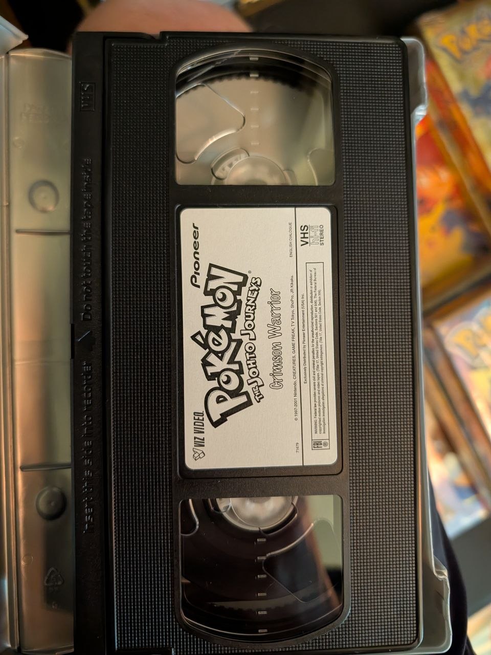 VHS Pokemon Pioneer Crimson Warrior Used - Very Good
