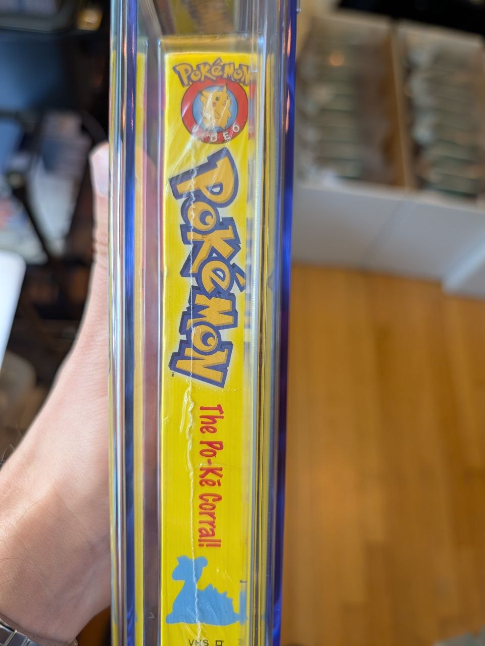 Sealed VHS 9.6 A+ Signed Auto Pokemon Pioneer Wake Up Snorlax CGC Graded