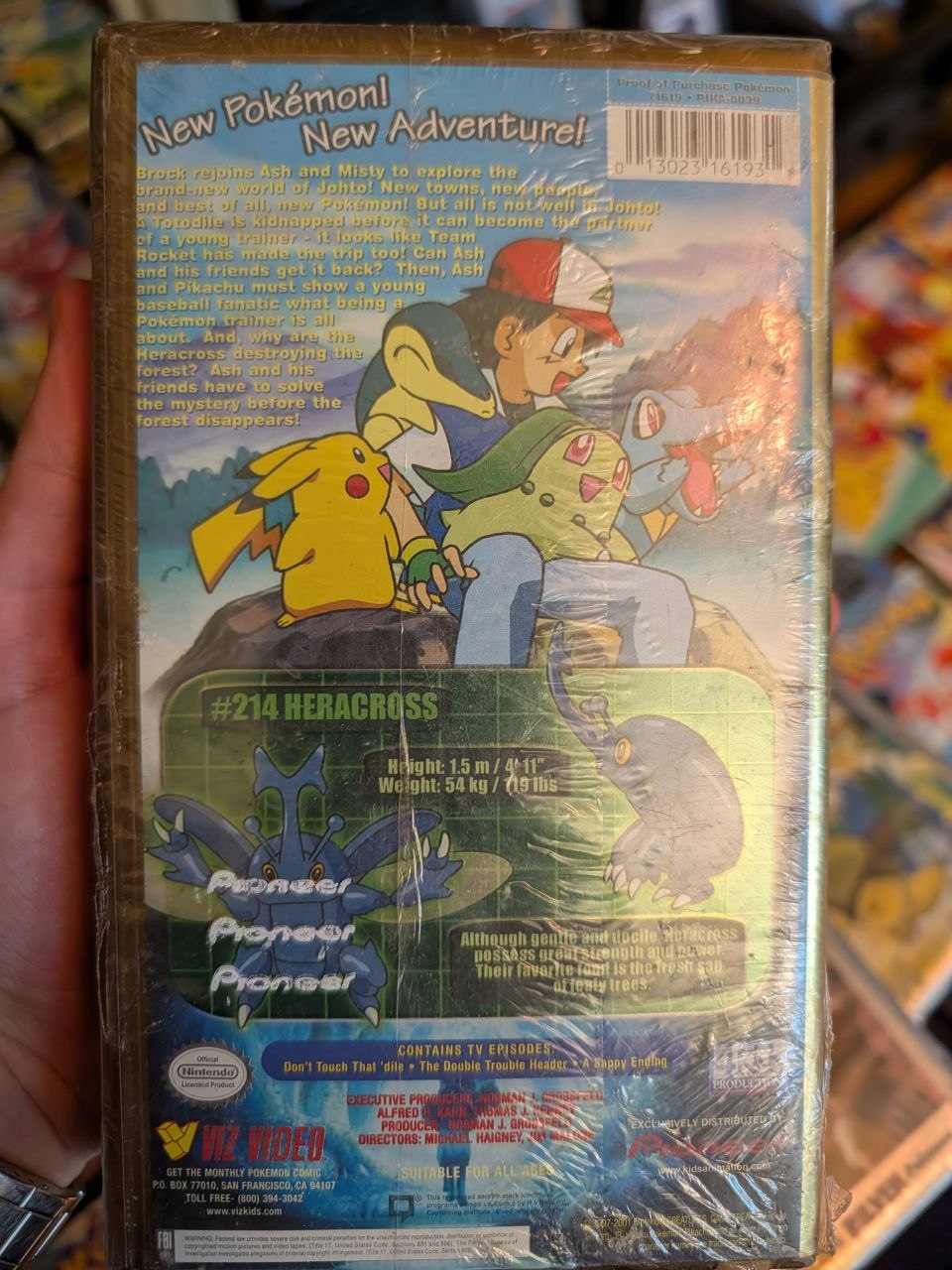 VHS Pokemon Pioneer A Brand New World Sealed