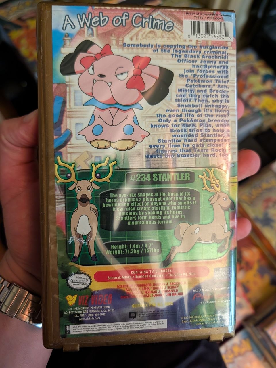 VHS Pokemon Pioneer Mission Spinarak Used - Very Good