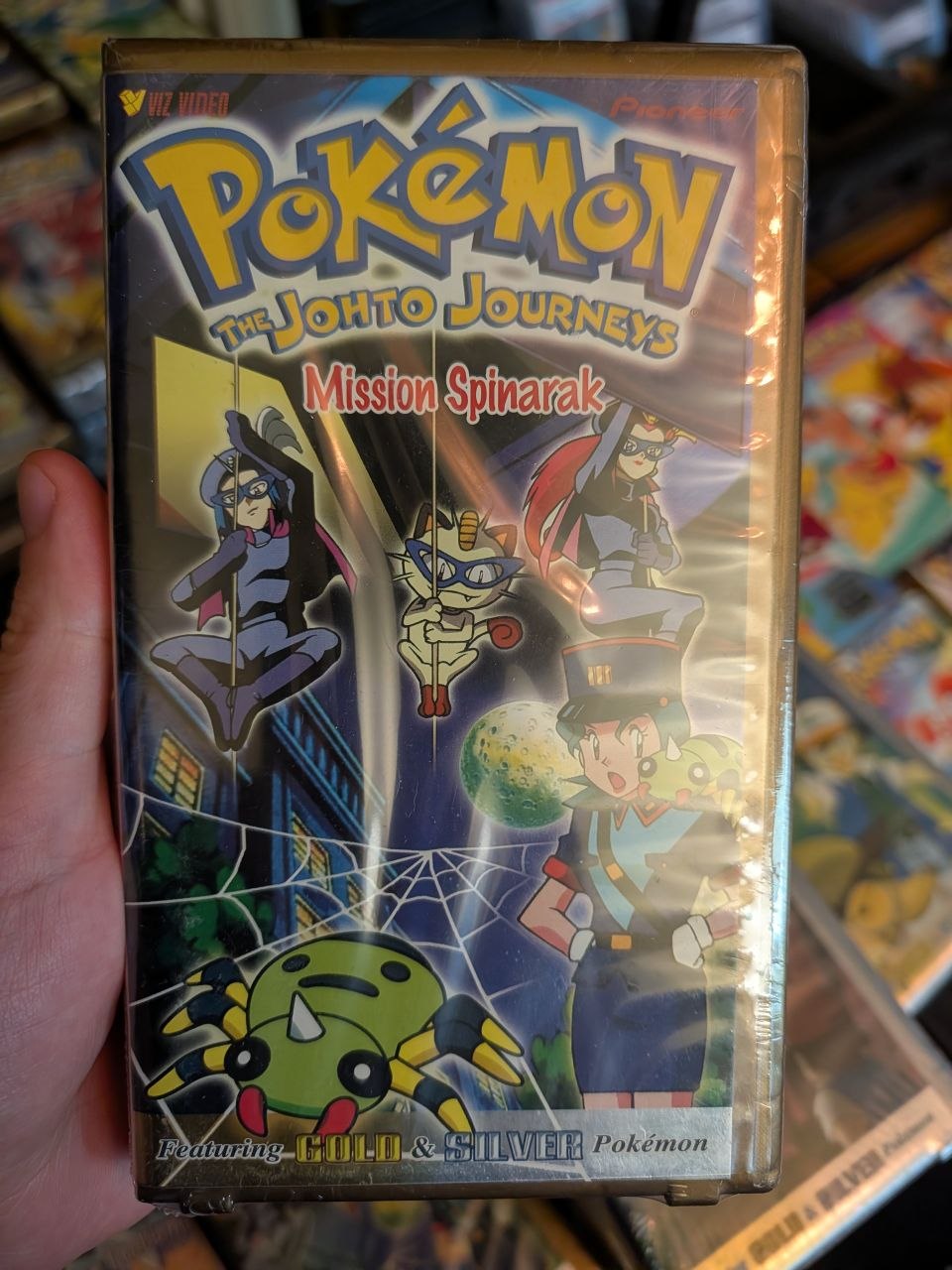 VHS Pokemon Pioneer Mission Spinarak Sealed
