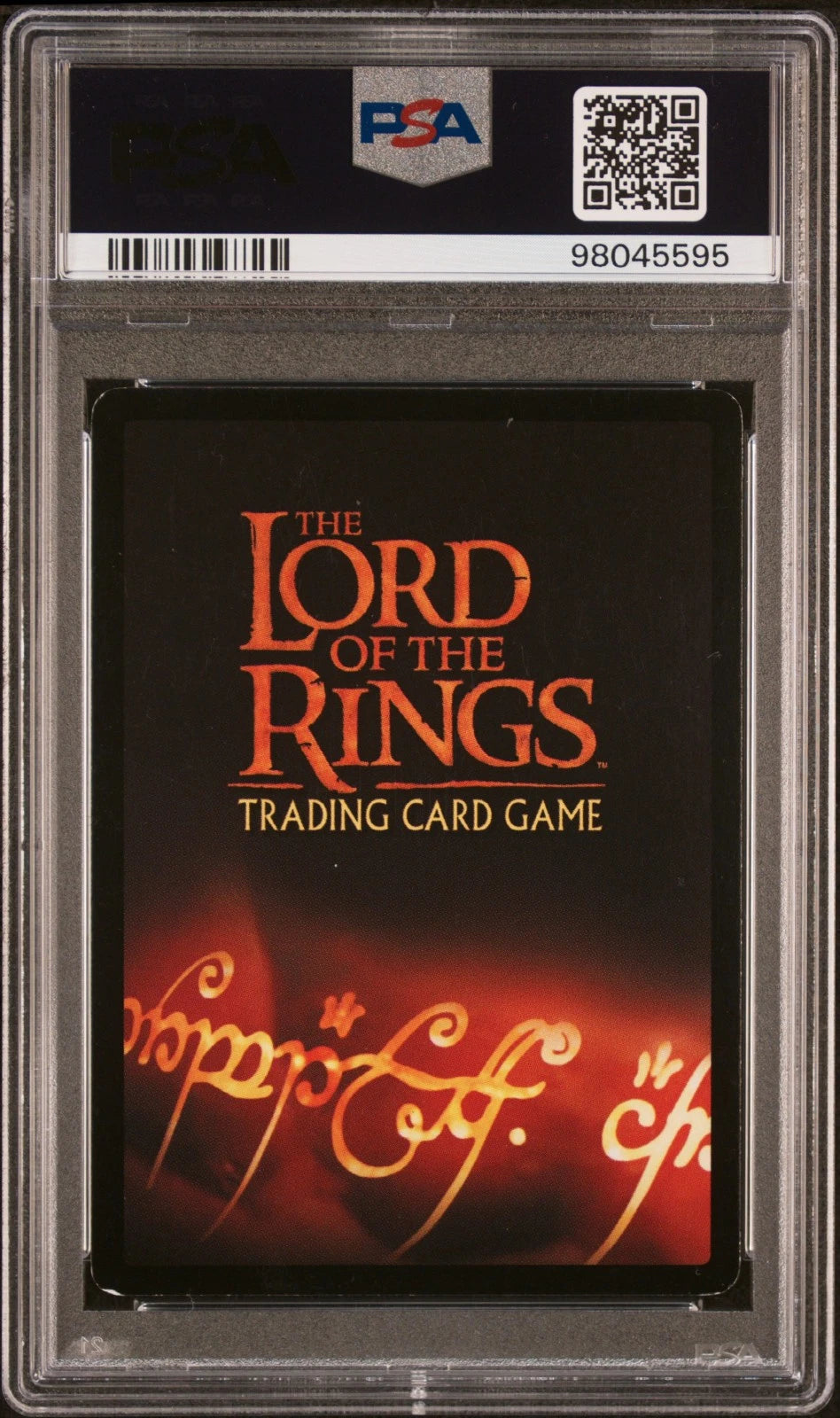 Ian McKellen Gandalf 15RF5 FOIL SIGNED PSA Autograph Lord of the Rings TCG LOTR