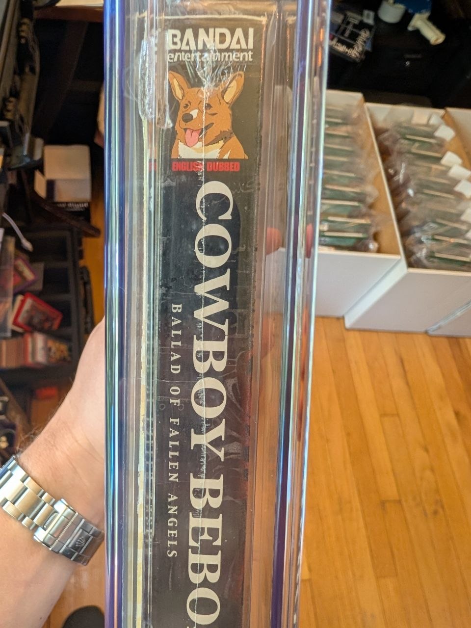Sealed VHS 9.6 A+ Cowboy Bebop Signed Auto Anime Bandai Fallen Angels CGC Graded