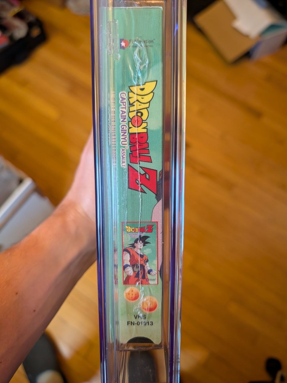Sealed VHS 9.6 A+ Signed Auto Dragon Ball FUNimation Captain Ginyu: Assault CGC Graded