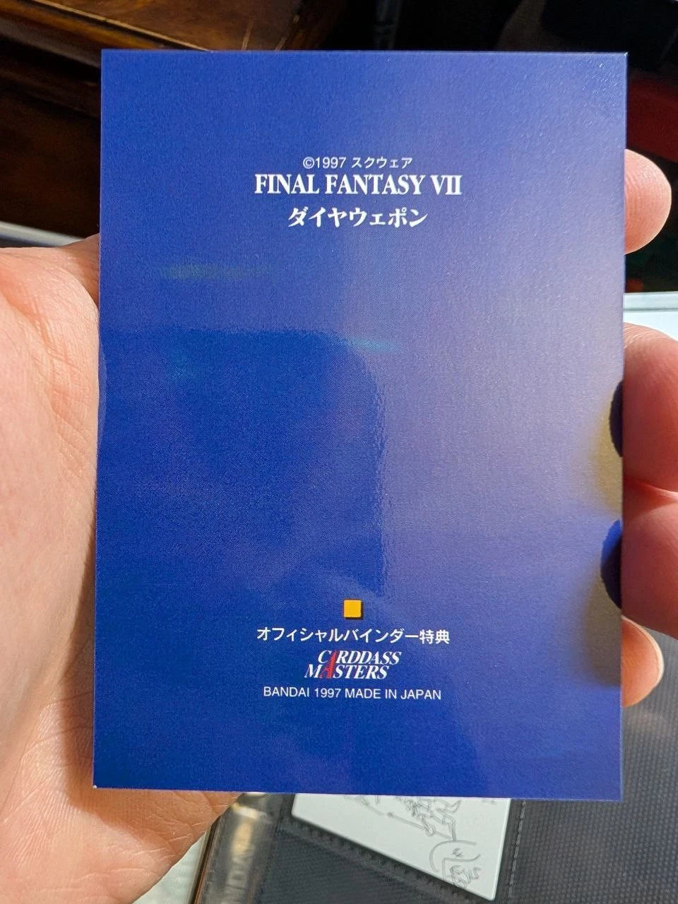 Final Fantasy VII 7 Carddass Masters 140 1st Edition Complete Binder Bonus Good