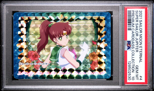 PSA 10 Pop 1 Jupiter #4 Sailor Moon Eternal Graffiti Carddass Prism C30