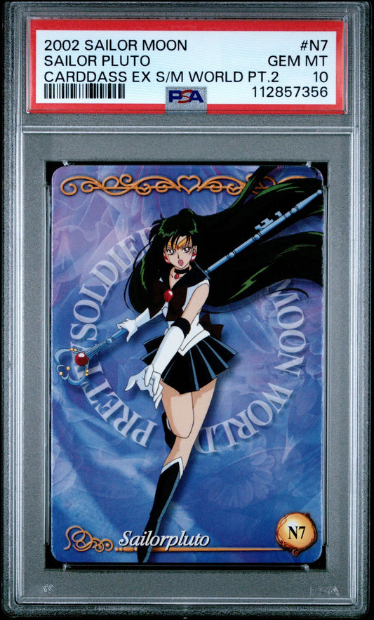 PSA 10 Pop 1 Pluto #N7 EX Sailor Moon World Part 2 Carddass C56