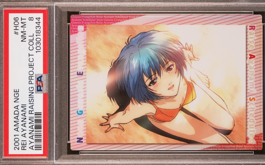 PSA 8 2001 Amada Neon Genesis Evangelion Ayanami Bikini Foil
