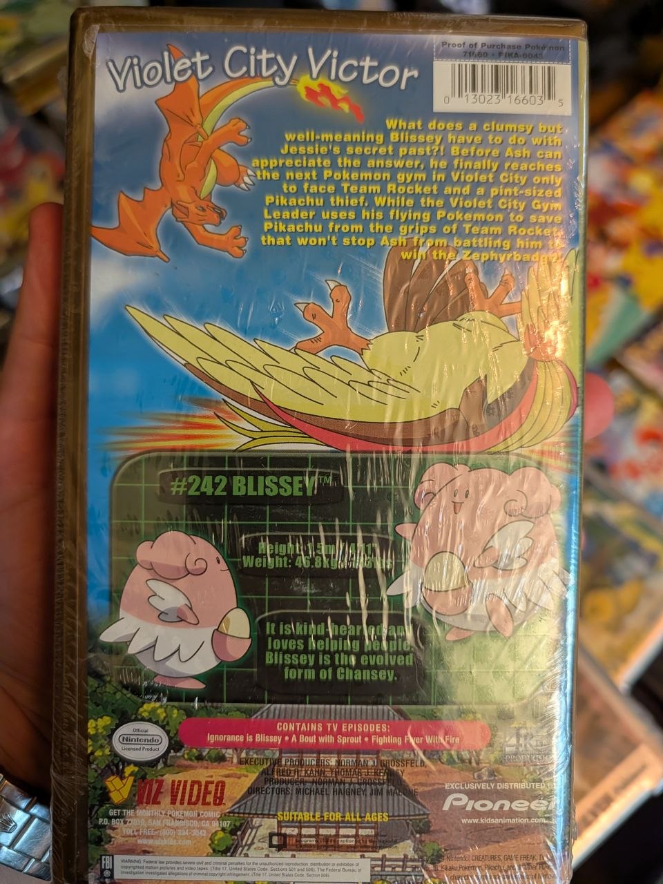 VHS Pokemon Pioneer Flying Ace Sealed
