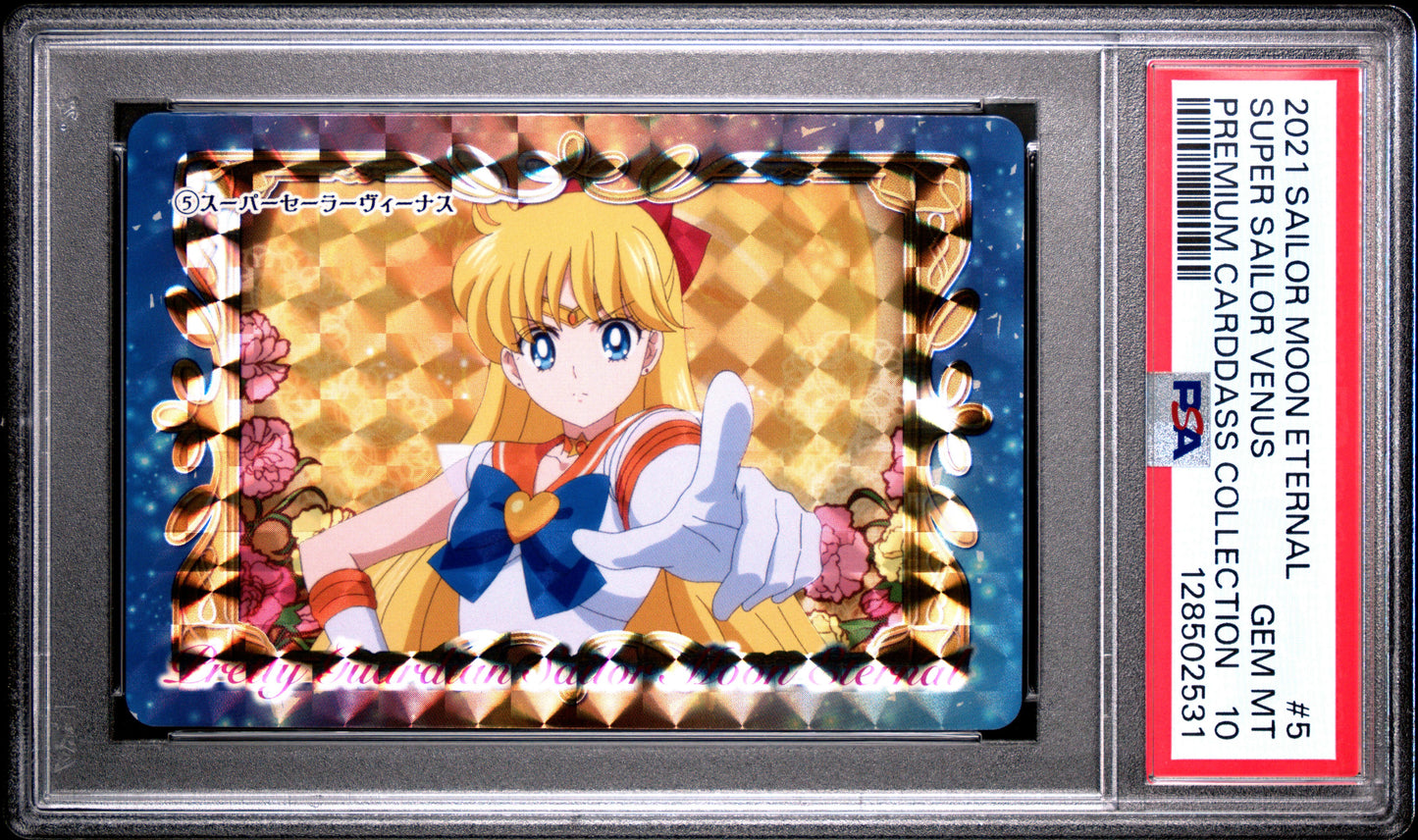 PSA 10 Pop 2 Venus #5 Sailor Moon Eternal Graffiti Carddass Prism C31