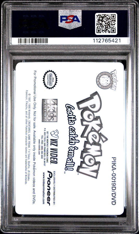 PSA 9 OUR HERO MEOWTH #19 Pokémon TCG VHS Promo Pioneer Lenticular C21