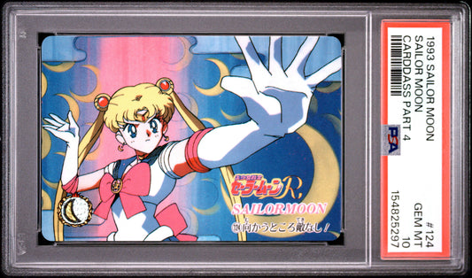 PSA 10 Moon #124 POP 2 Sailor Moon Carddass 1993 Graffiti Part 4 C97