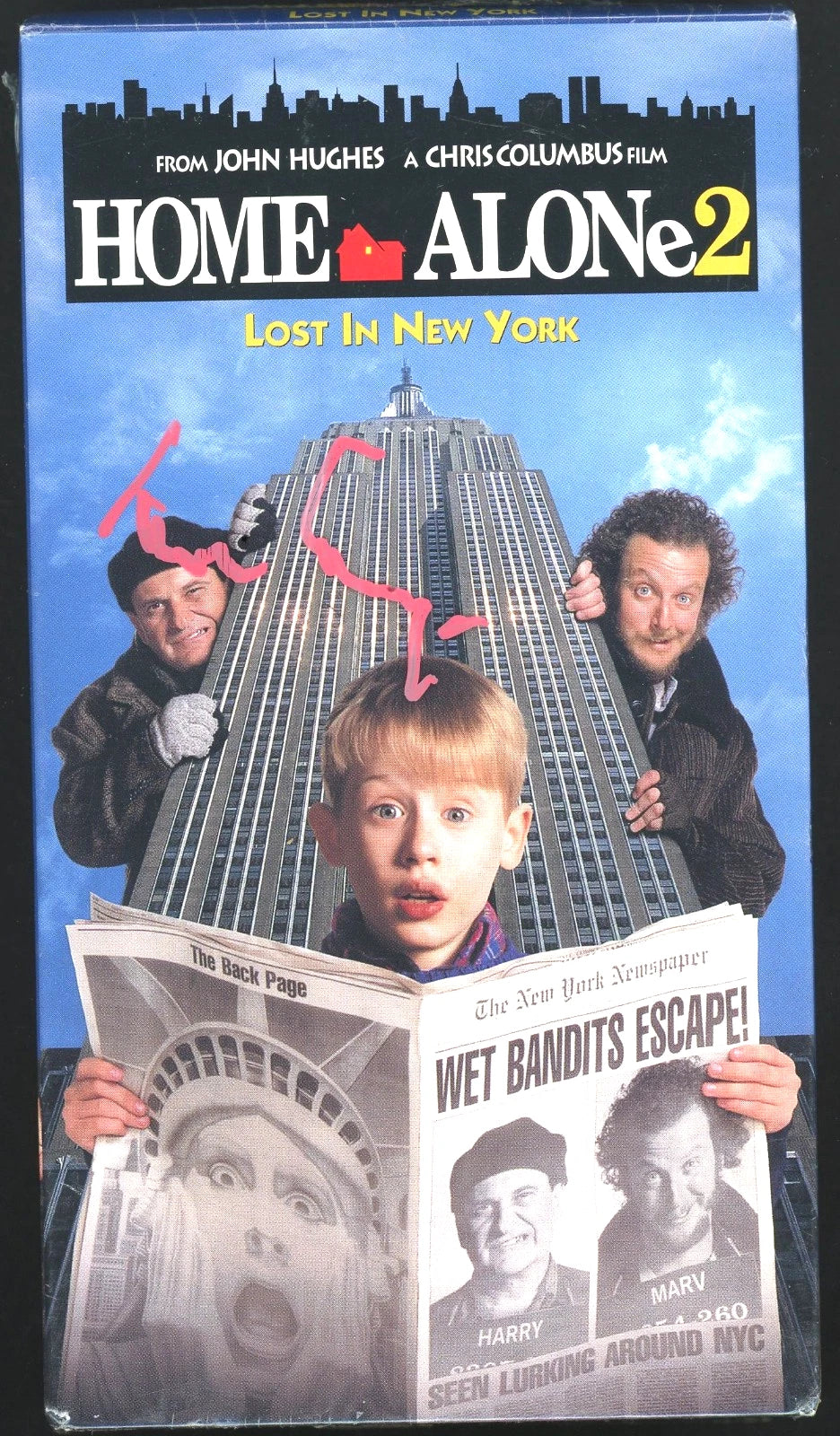 Home Alone 2 Tim Curry SEALED VHS Tape Signed Autographed Mint Condition