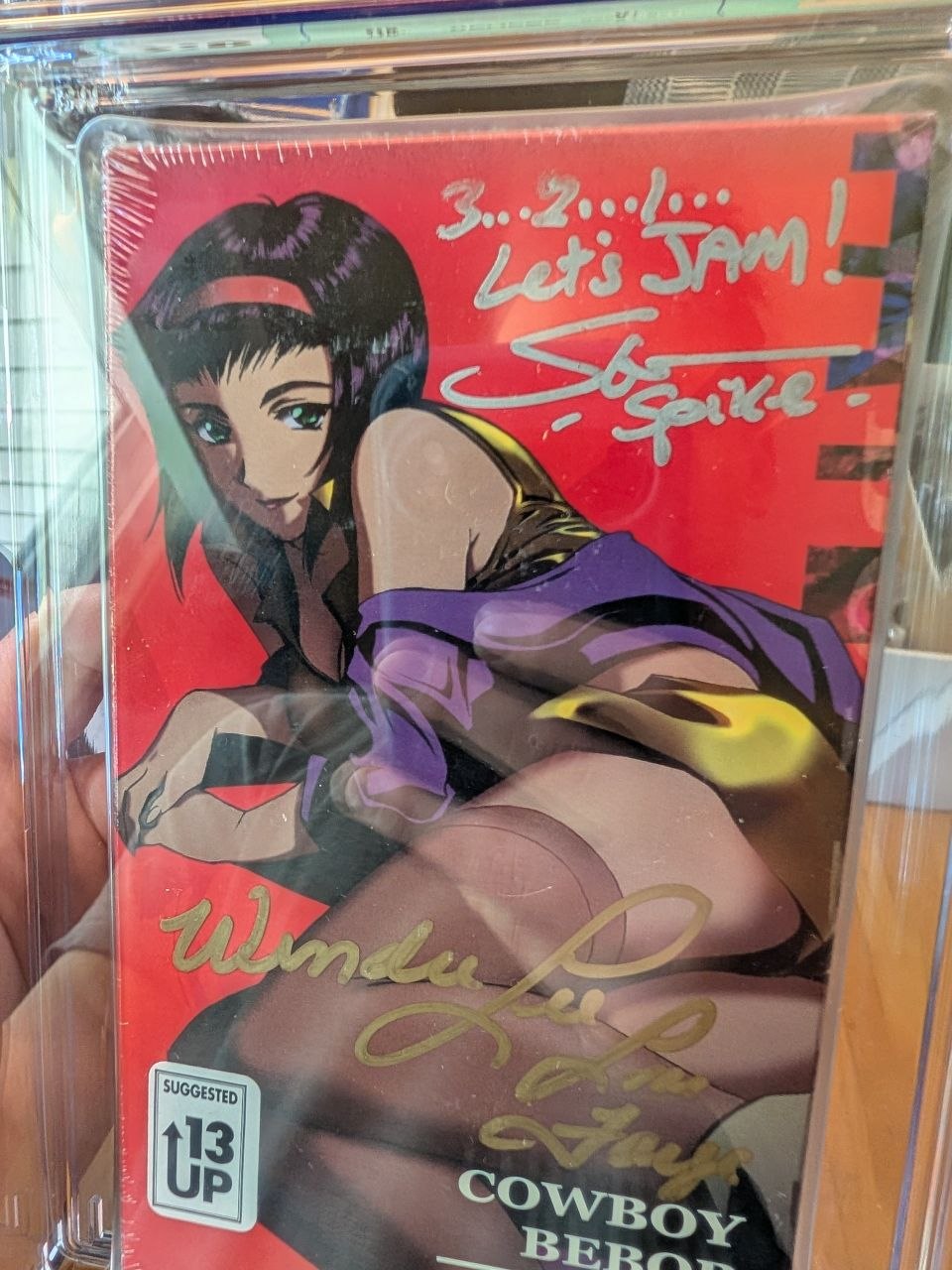 Sealed VHS 9.8 A+ Cowboy Bebop Signed Auto Anime Bandai Jupiter Jazz CGC Graded