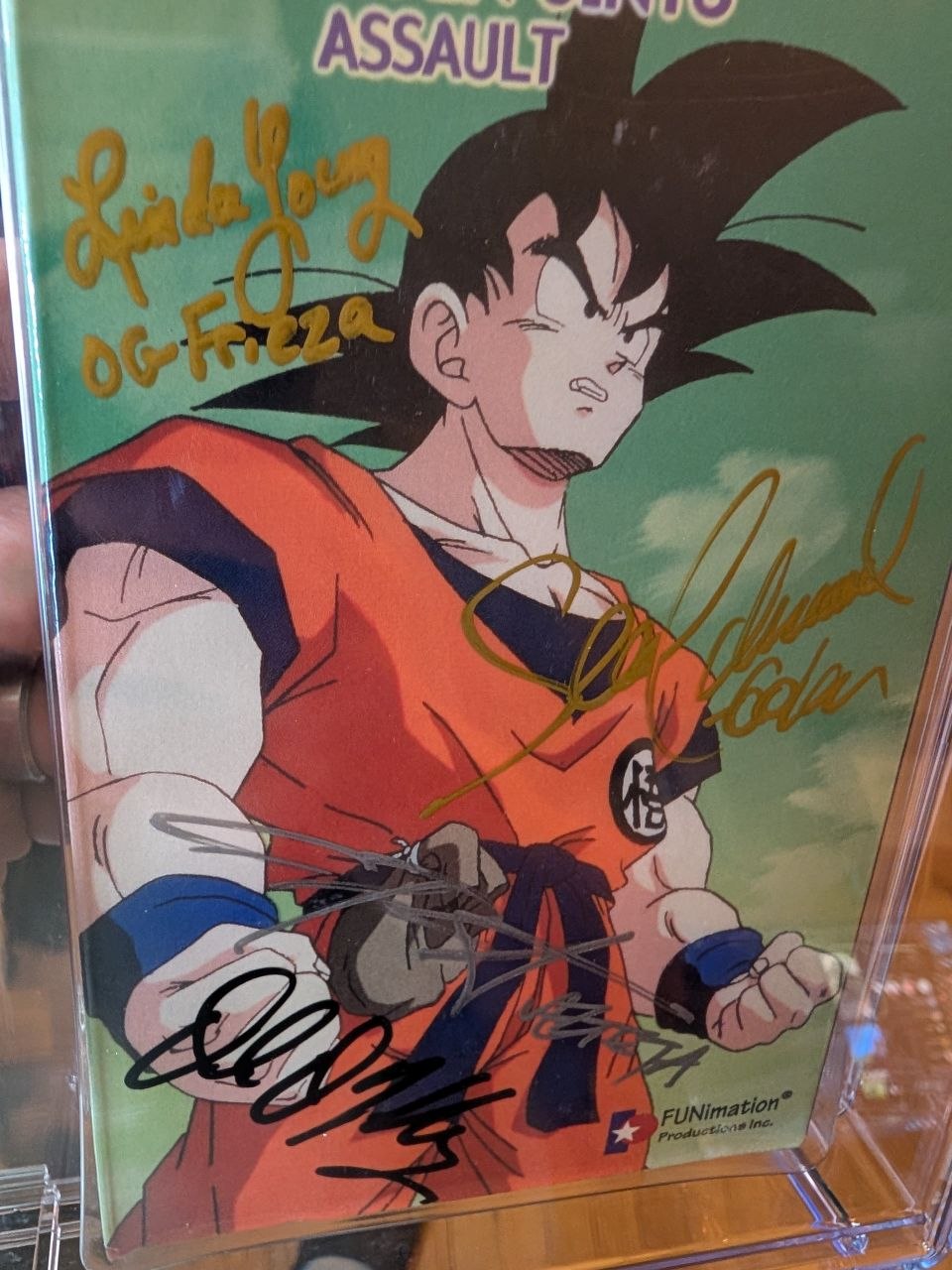 Sealed VHS 9.6 A+ Signed Auto Dragon Ball FUNimation Captain Ginyu: Assault CGC Graded