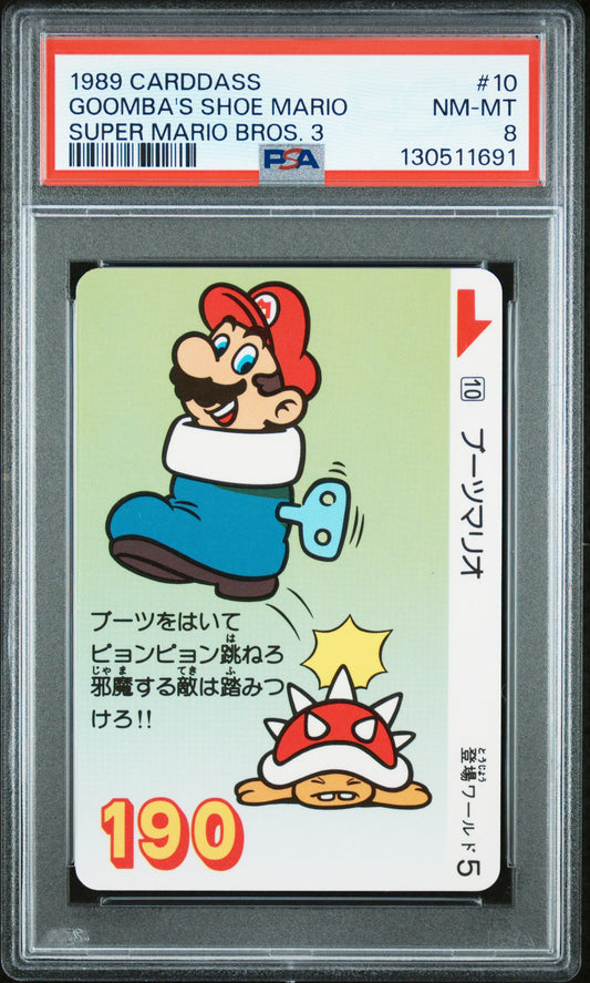 PSA 8 Goombas Shoe #10 Mario 1999 Super Mario Bros 3 Cardass C91