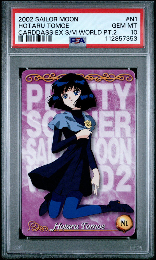PSA 10 Pop 1 Saturn #N1 EX Sailor Moon World Part 2 Carddass C53