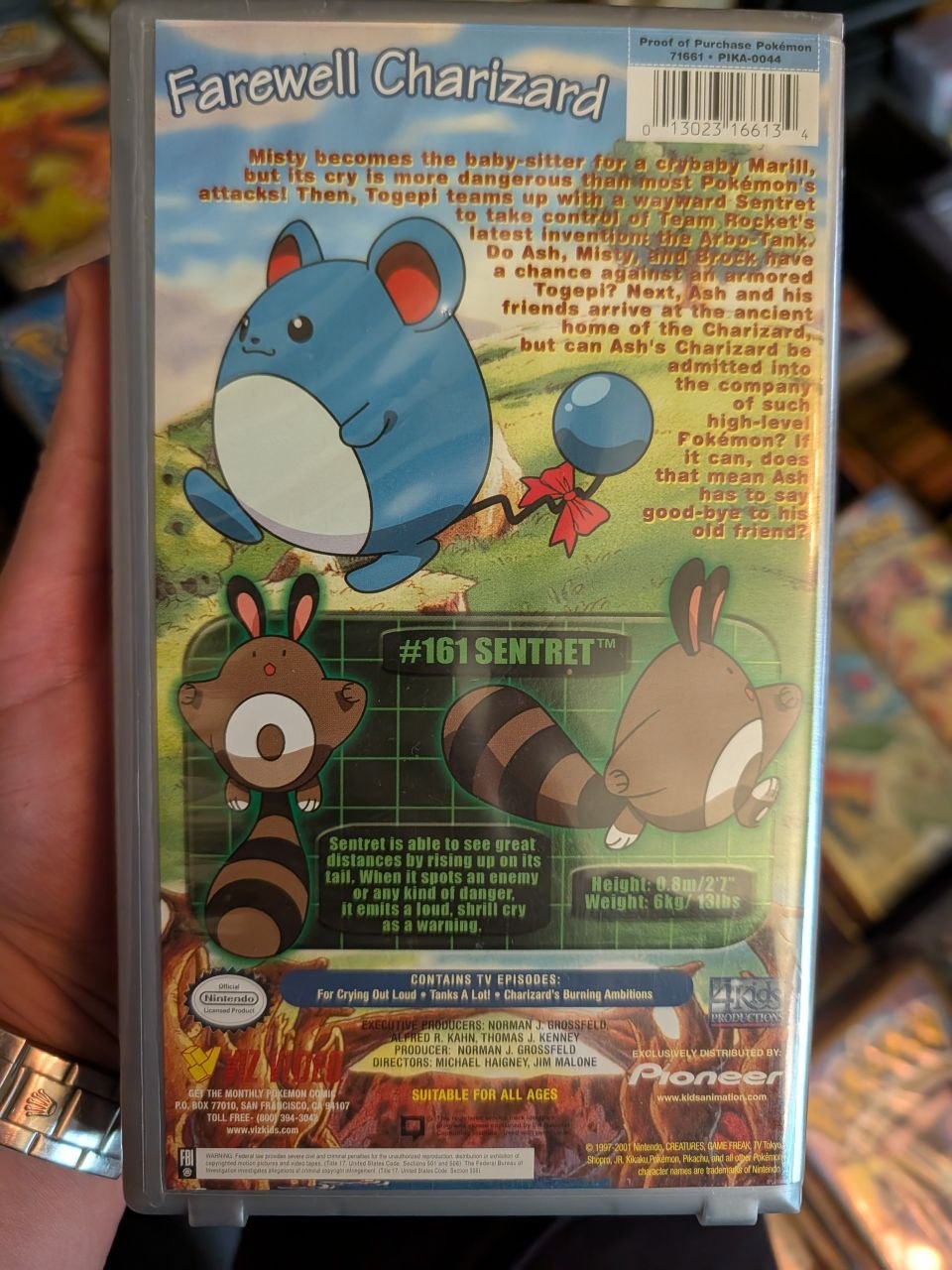 VHS Pokemon Pioneer Fire Power Used - Very Good