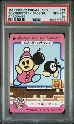 PSA 10 1993 Carddass Kirby'S Dream Land 33 Bomber/Poppy Bros Sr. | Pop 1