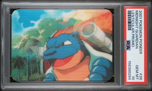 PSA 10 Pop 2 Blastoise Pioneer Lenticular Pokemon VIZ VHS Promo Midnight C84