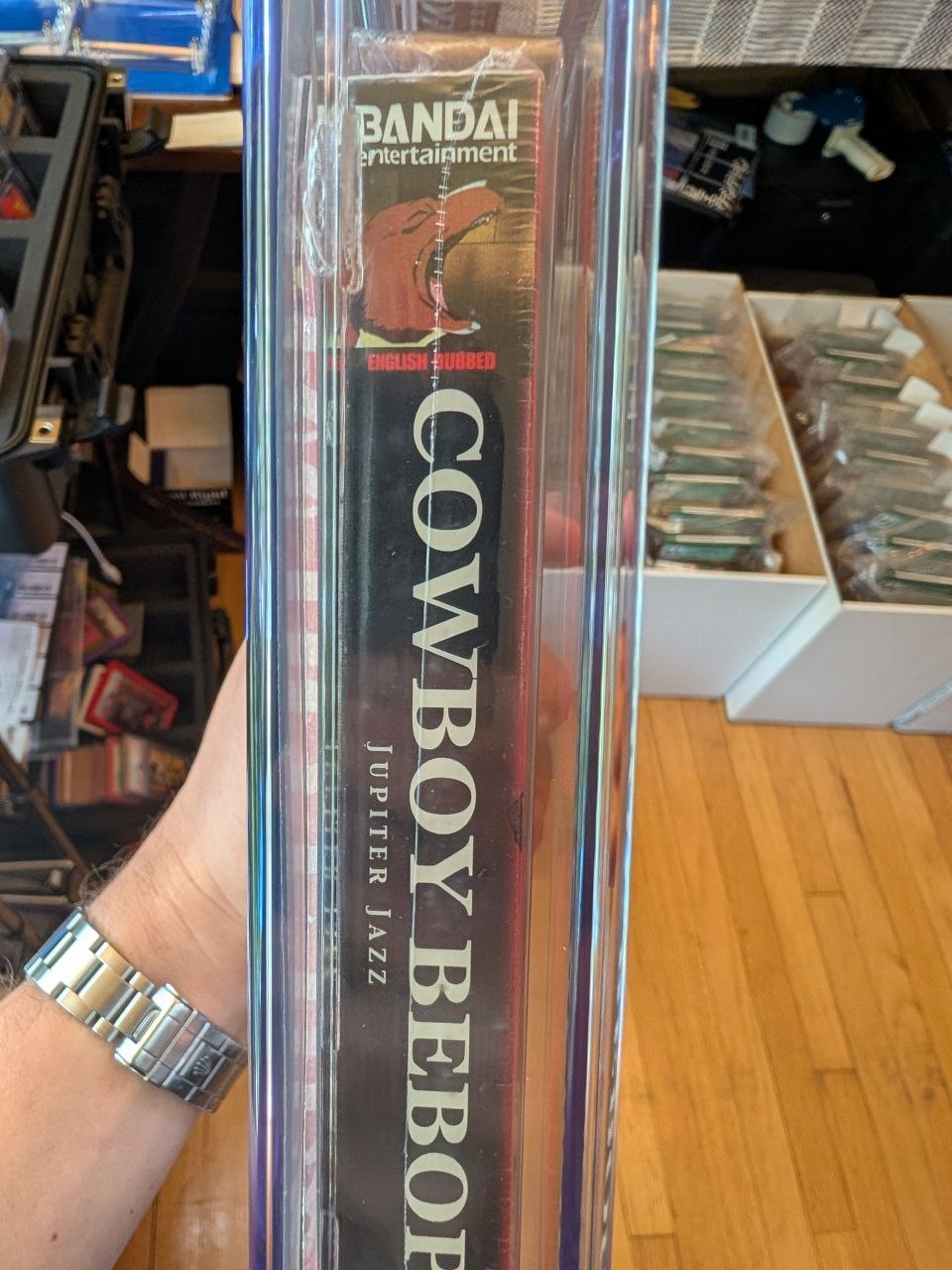 Sealed VHS 9.8 A+ Cowboy Bebop Signed Auto Anime Bandai Jupiter Jazz CGC Graded