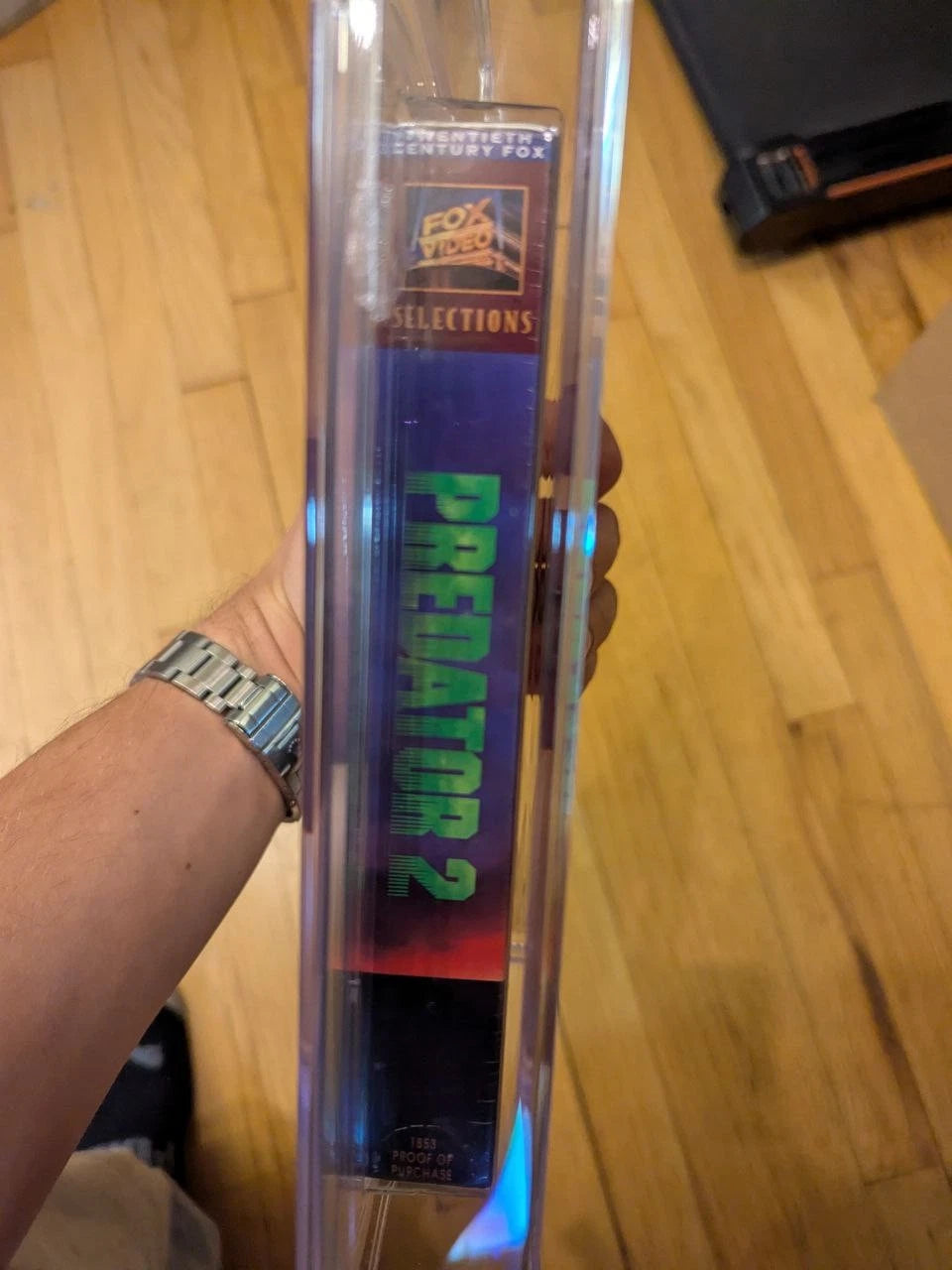 9.8 A+ Predator 2 Autographed Signed by Danny Glover VHS Sealed Graded CGC 1996