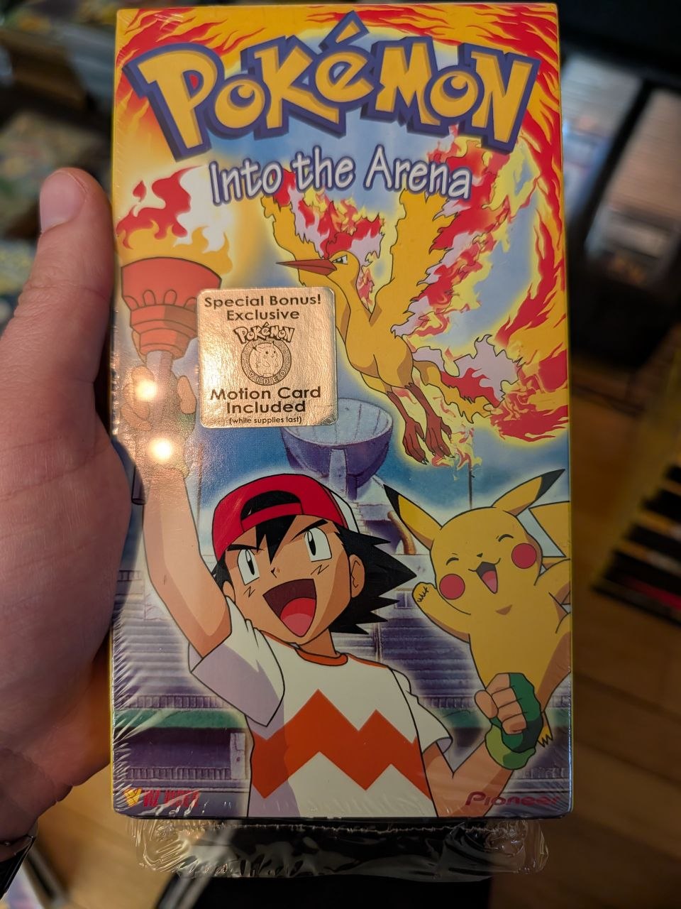 VHS Pokemon Pioneer Into The Arena Used - Very Good