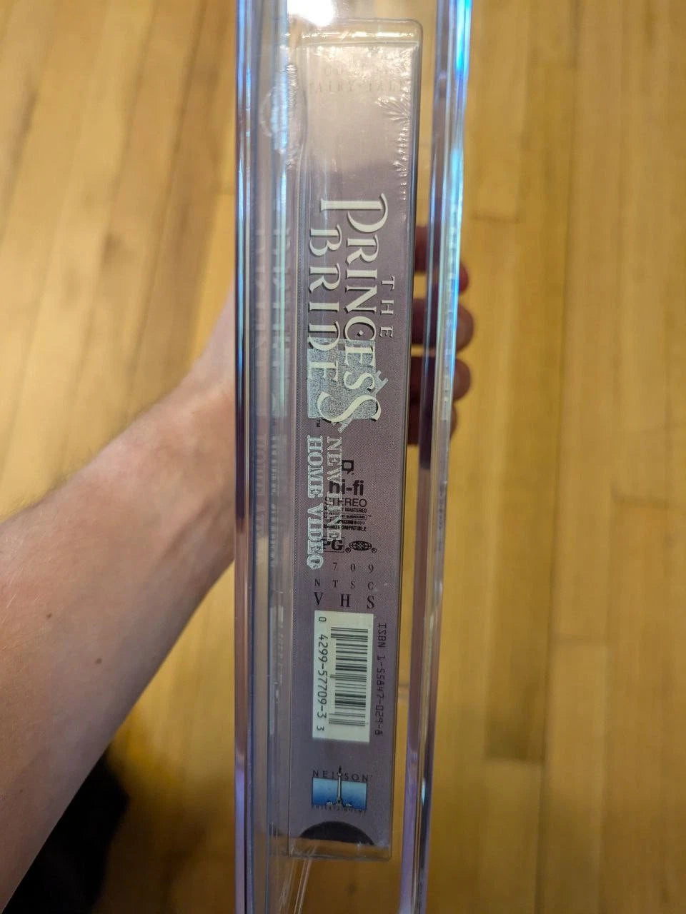 9.6 A+ The Princess Bride VHS Tape Sealed Graded CGC 1988