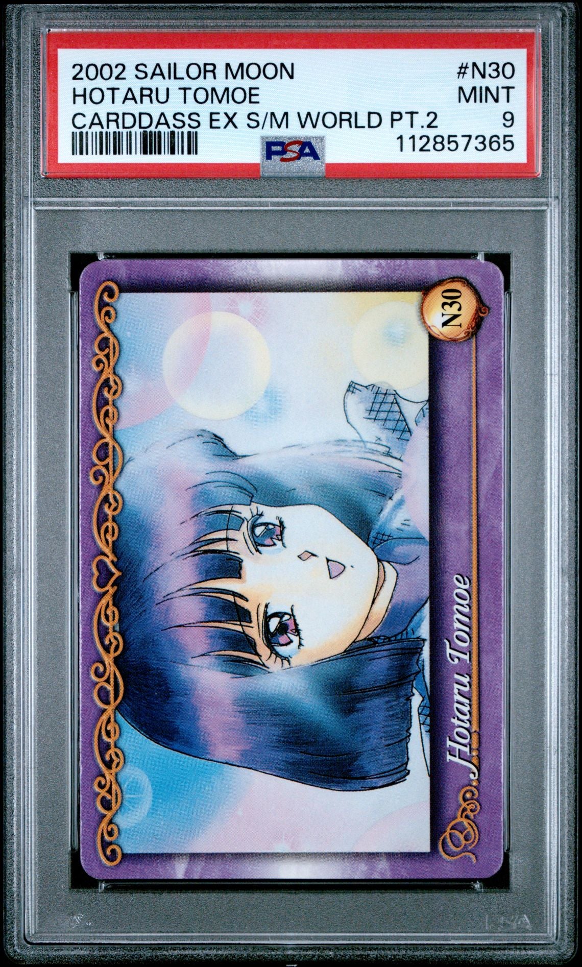 PSA 9 Pop 1 Saturn #N30 EX Sailor Moon World Part 2 Carddass C65