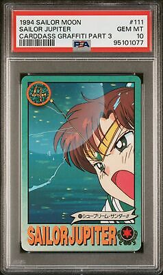 PSA 10 - 1994 Sailor Moon Carddass Graffiti Part 3 111 Sailor Jupiter