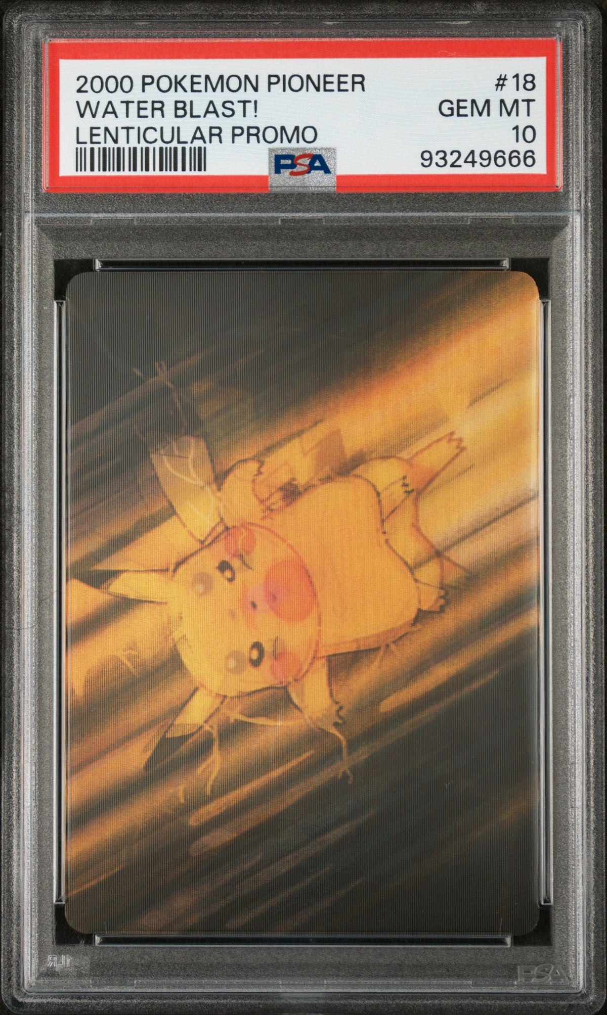 Pokemon Pioneer VIZ VHS Lenticular Promo Complete Set PSA 10 Pikachu Charizard