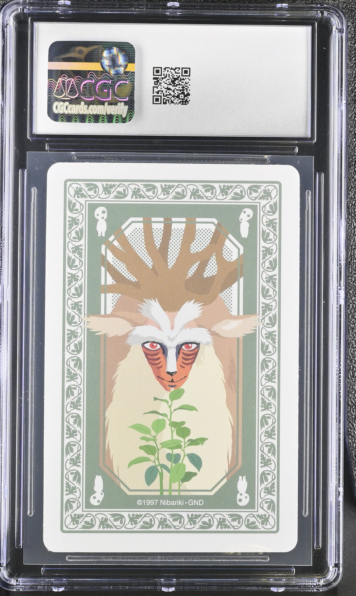 CGC 10 Princess Mononoke #J Playing Card Ghibli Playing Card C31