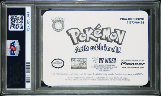 PSA 8 Pioneer Lenticular Promo Flying Ace #31 Gengar Pokemon VHS Card 2000