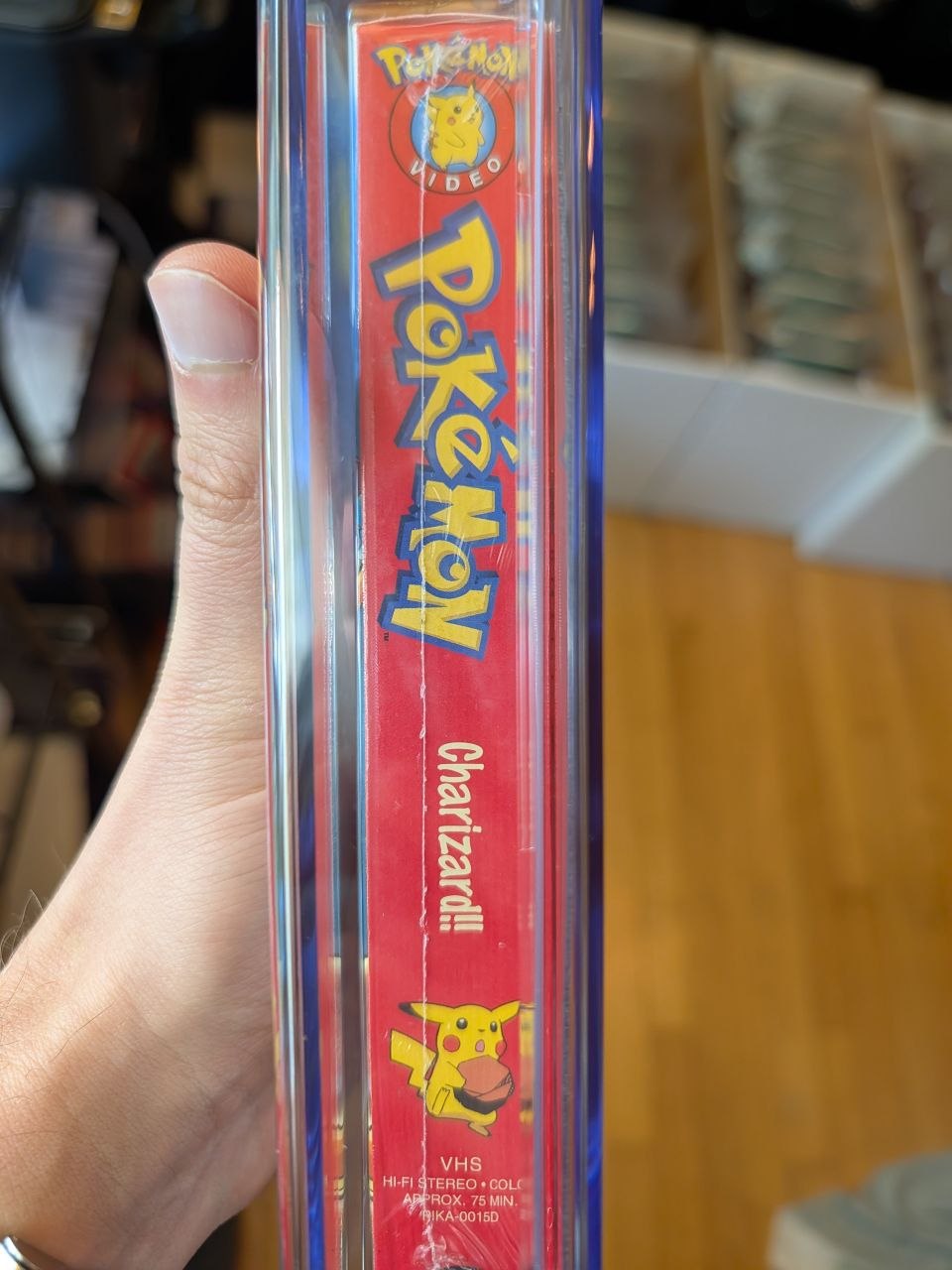 Sealed VHS 9.4 A+ Signed Auto Pokemon Pioneer Charizard! Pikachu CGC Graded