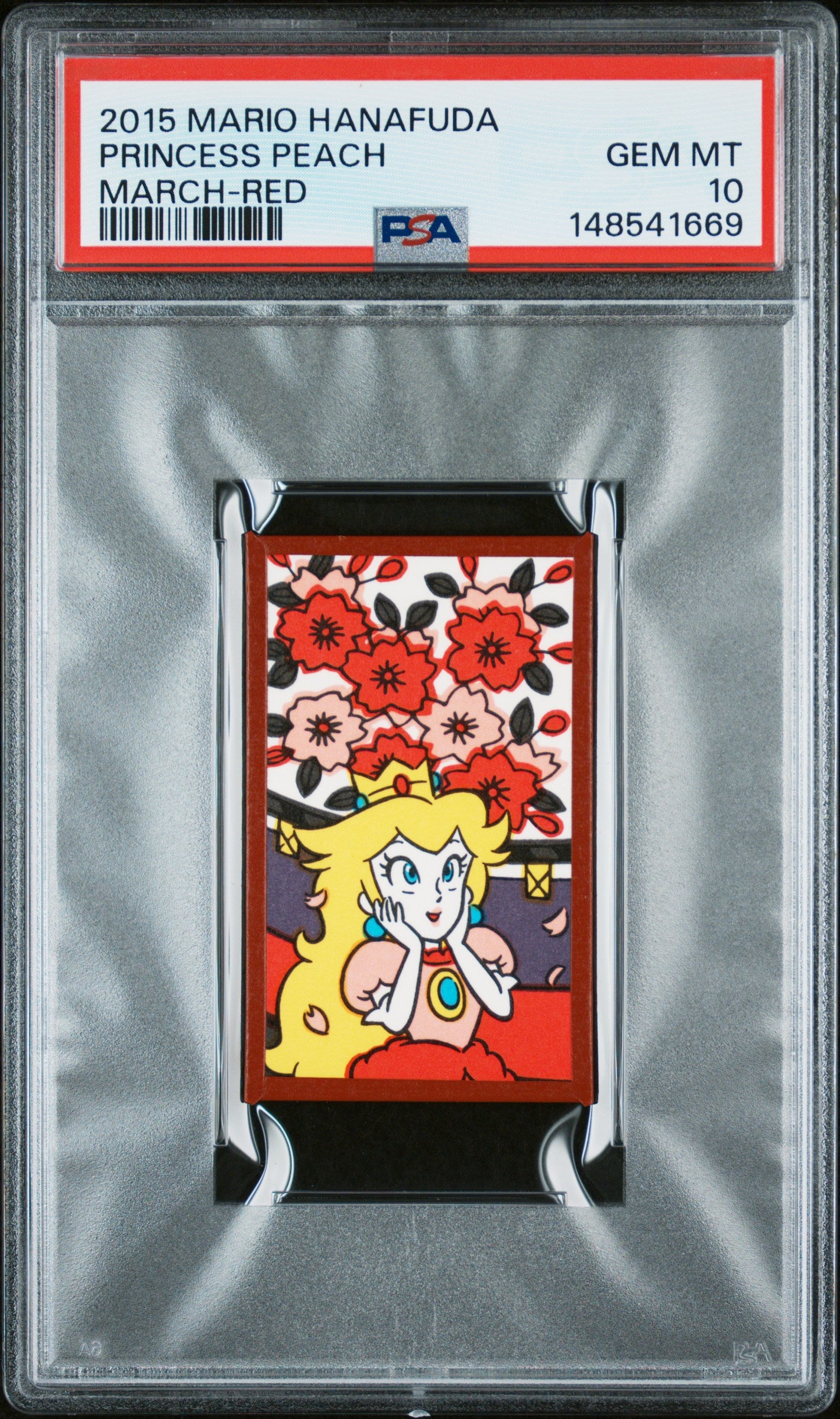 PSA 10 Princess Peach # Mario Hanafuda 2015 C69