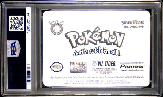 PSA 10 Pop 16 Pikachu Water Blast! #18 Pokemon VIZ VHS Pioneer Lenticular C34