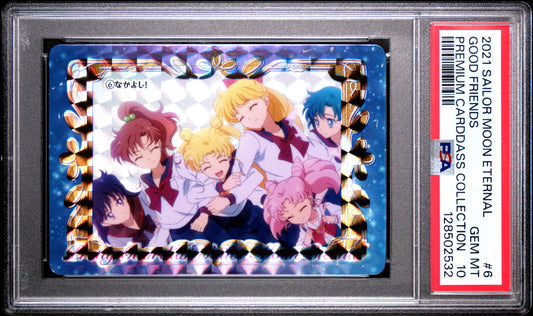 PSA 10 Pop 1 Guardians #6 Sailor Moon Eternal Graffiti Carddass Prism C32