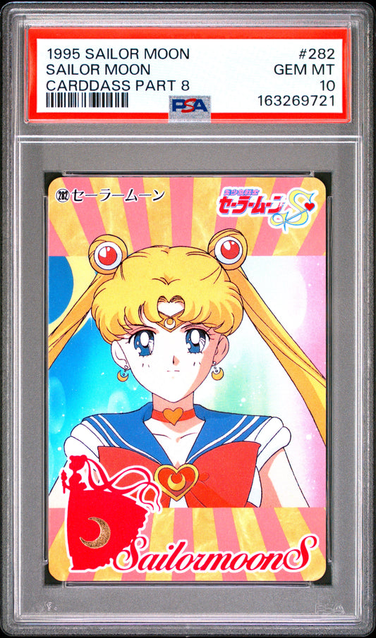 PSA 10 Moon #282 POP 2 Sailor Moon Carddass 1995 Part 8 C21